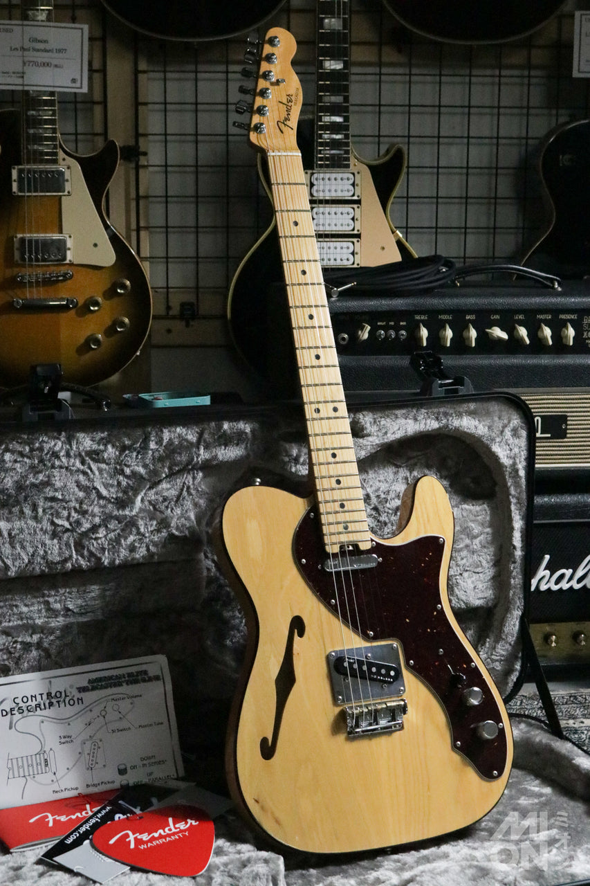 Fender American Elite Telecaster Thinline Natural 2017