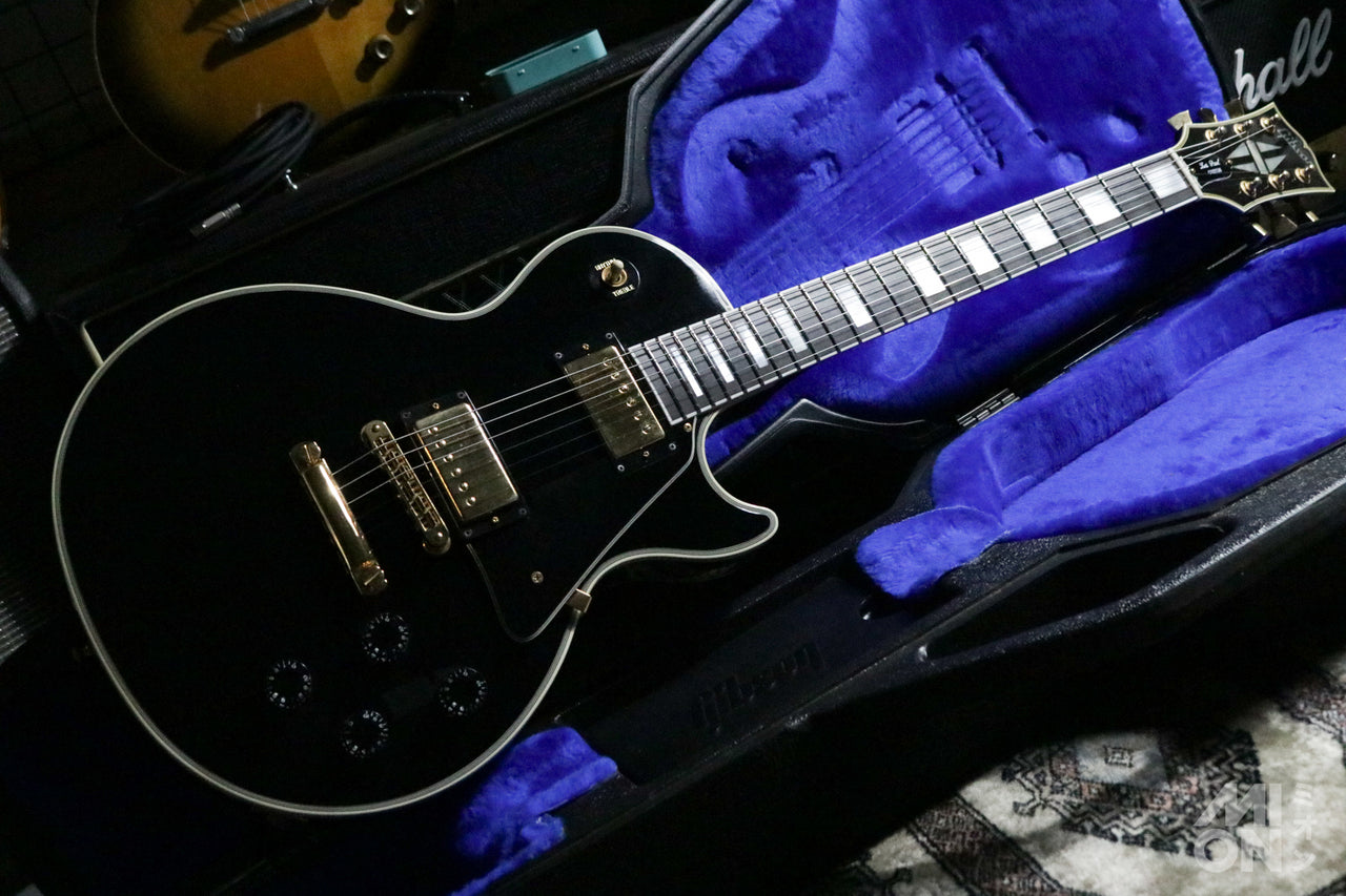 Gibson Les Paul Custom Ebony Gold Hardware 1987