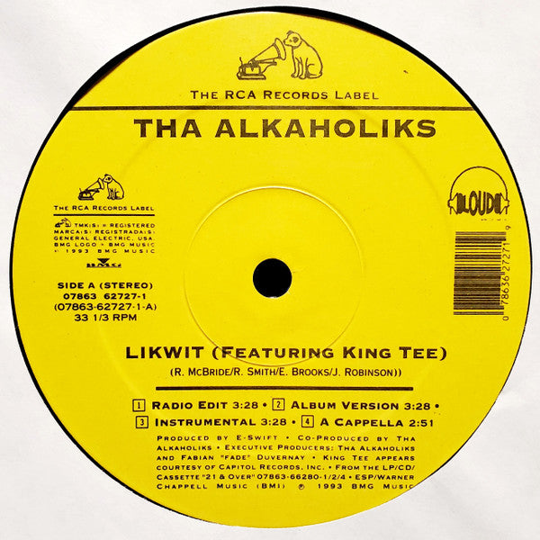 Release: Likwit / Only When I'm Drunk-Vinyl-US-1993-07863-62727-1-724235