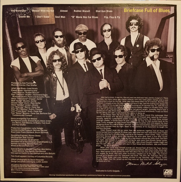 Release: Briefcase Full Of Blues-Vinyl-US-1978-SD 19217-653009