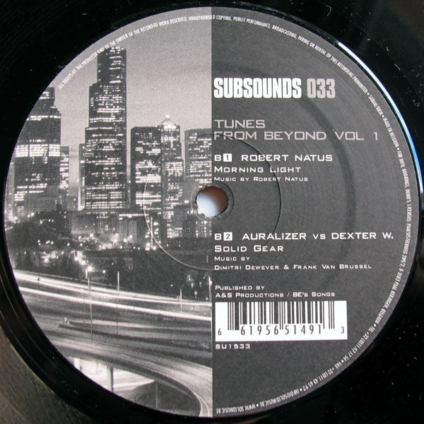 Release: Tunes From Beyond Vol. 1-Vinyl-Belgium-2004-SU1533, SUBSOUNDS 033-429303