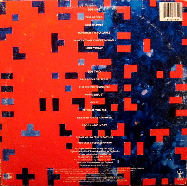 Release: Tug Of War-Vinyl-US-1982-TC 37462, TC 37462, 37462, 37462-987849