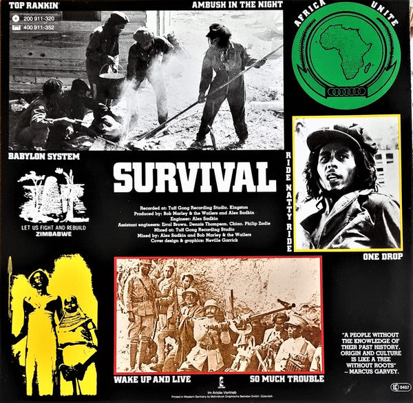 Master Release: Survival by Bob Marley & The Wailers