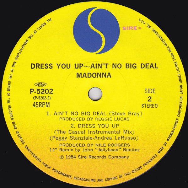 Dress You Up ~ Ain't No Big Deal