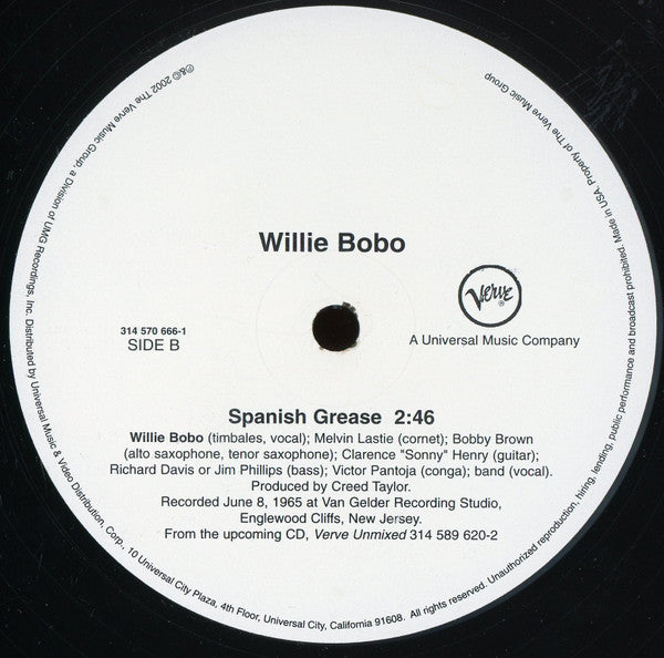 Master Release: Spanish Grease by Willie Bobo