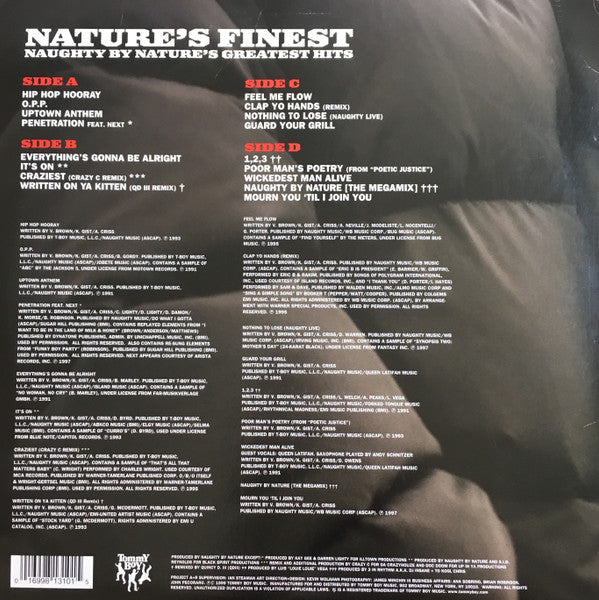 Release: Nature's Finest (Naughty By Nature's Greatest Hits)-Vinyl-US-1999-TB 1310-502596