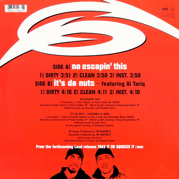 Master Release: No Escapin' This by The Beatnuts