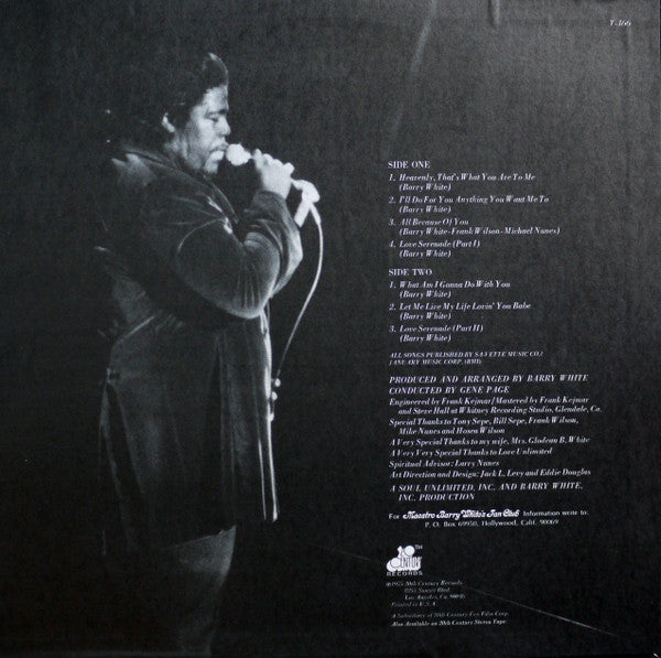 Master Release: Just Another Way To Say I Love You by Barry White