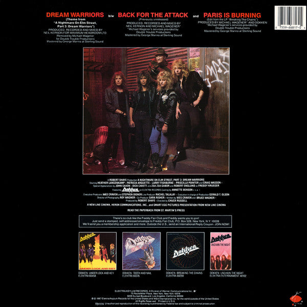 Master Release: Dream Warriors (Theme From A Nightmare On Elm Street 3) by Dokken