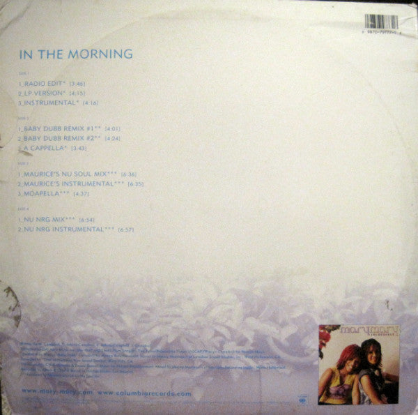 Release: In The Morning-Vinyl-US-2002-44X 79777-175379