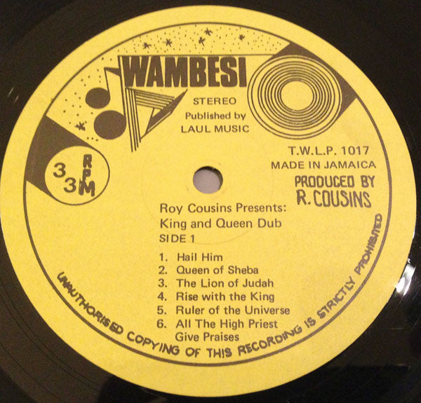 Master Release: Presents Kings And Queens Of Dub by Roy Cousins
