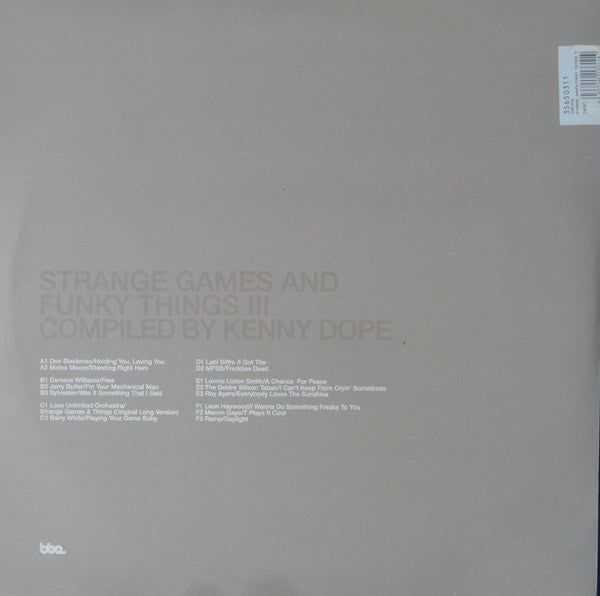 Master Release: Strange Games And Funky Things III by Kenny "Dope" Gonzalez