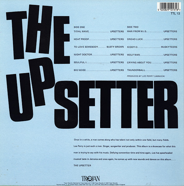 Release: The Upsetter-Vinyl-UK-1995-TTL 13-253925