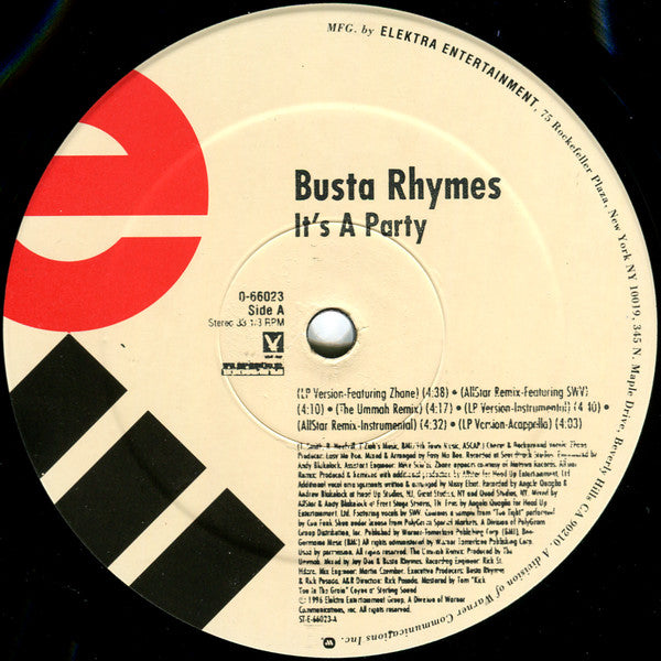 Release: It's A Party-Vinyl-US-1996-0-66023-430321