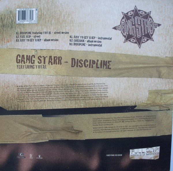 Release: Discipline / Just To Get A Rep-Vinyl-UK-1999-7243 8 87675 6 9-690817