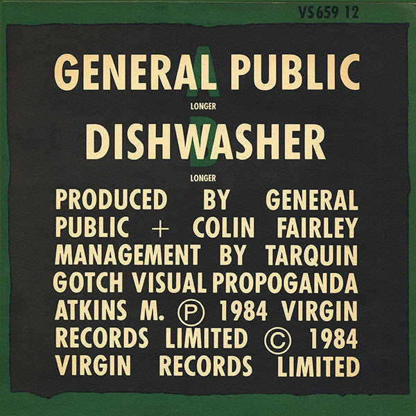 Release: General Public-Vinyl-UK-1984-VS 659 12, VS659 12-460918