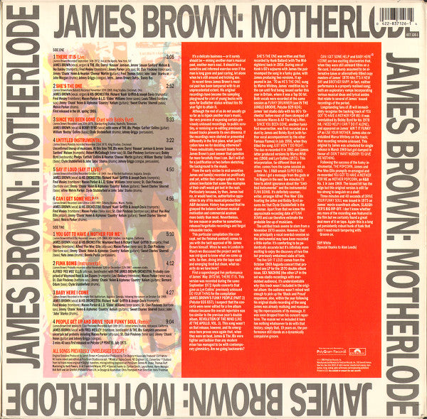 Master Release: Motherlode by James Brown
