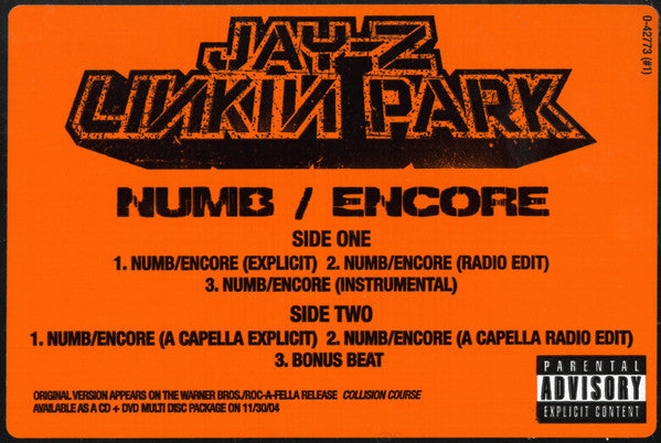 Master Release: Numb / Encore by Jay-Z