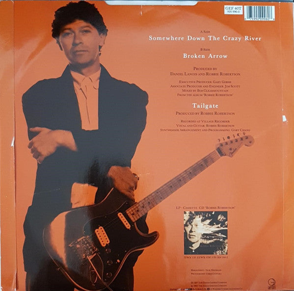 Release: Somewhere Down The Crazy River-Vinyl-UK-1988-GEF 40T, GEF 40 (T)-927321