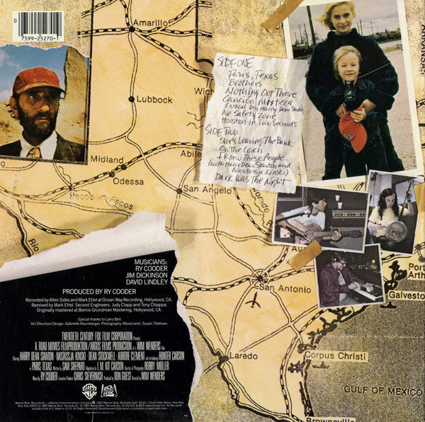 Master Release: Paris, Texas (Original Motion Picture Soundtrack) by Ry Cooder