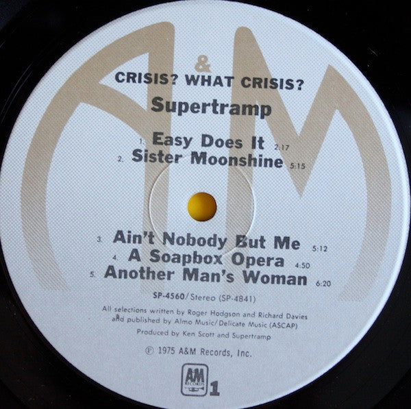 Release: Crisis? What Crisis?-Vinyl-US-1975-SP-4560-681252