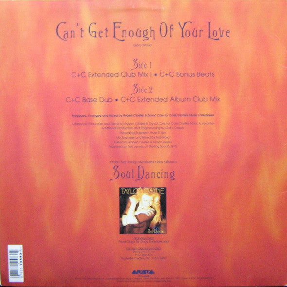 Release: Can't Get Enough Of Your Love-Vinyl-US-1993-07822-12583-1-444115