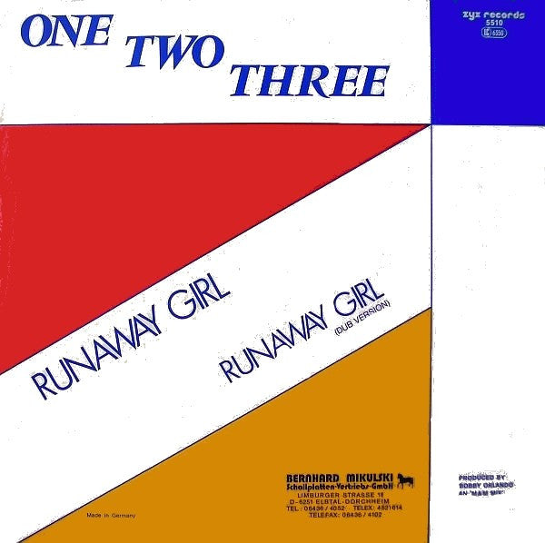 Release: Runway Girl-Vinyl-Germany-1986-ZYX 5510, ZYX REC 5510-632451