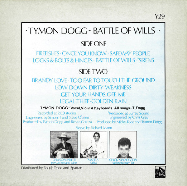 Release: Battle Of Wills-Vinyl-UK-1982-Y 29-875137