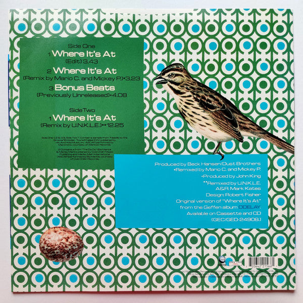 Release: Where It's At + Remixes-Vinyl-UK-1996-GFST 22156, GFST 22156-196359