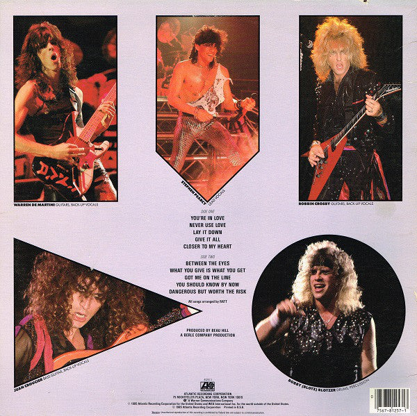 Release: Invasion Of Your Privacy-Vinyl-US-1985-7 81257-1, 81257-1-581831