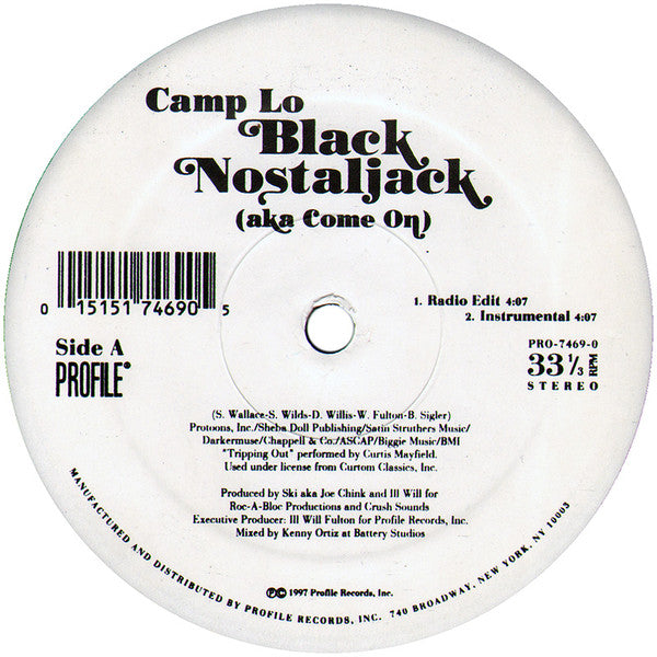 Master Release: Black Nostaljack (Aka Come On) by Camp Lo