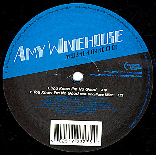 Master Release: You Know I'm No Good by Amy Winehouse