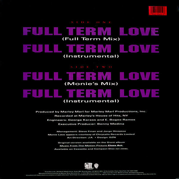 Master Release: Full Term Love by Monie Love