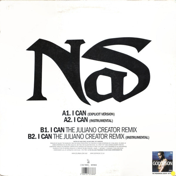 Master Release: I Can by Nasir Jones