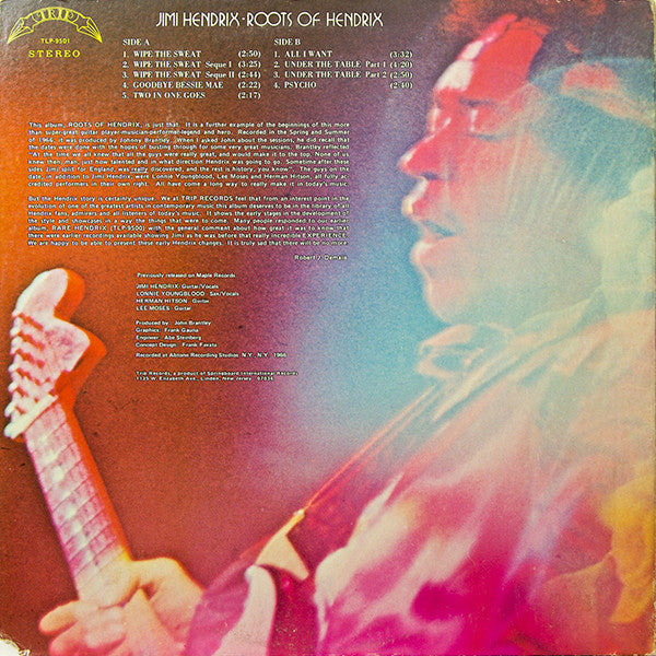 Release: Two Great Experiences - Together-Vinyl-US-1972-TLP-9501-635444