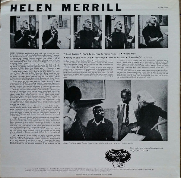 Release: Helen Merrill-Vinyl-US-1982-EXPR-1038-530149