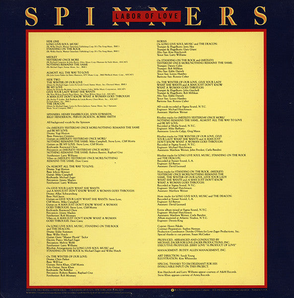 Release: Labor Of Love-Vinyl-US-1981-SD 16032-260412