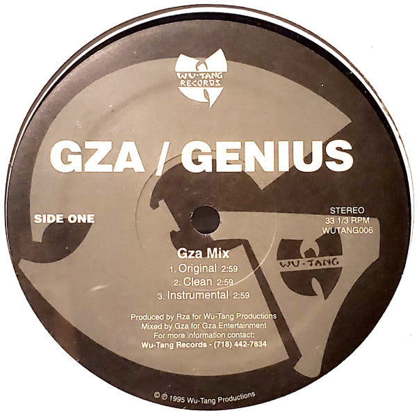 Master Release: Labels by GZA