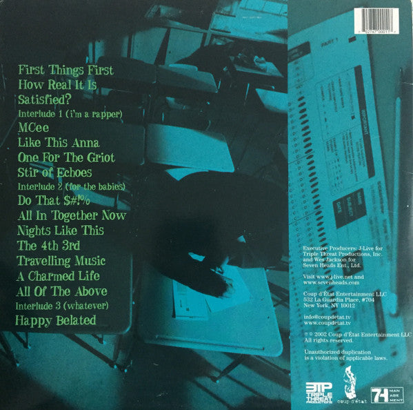Master Release: All Of The Above by J-Live