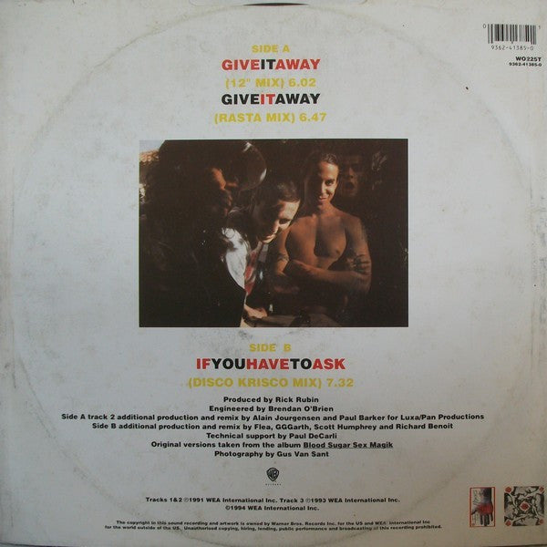 Release: Give It Away-Vinyl-UK-1994-9362-41385-0, W0225T, W 0225 (T)-484686