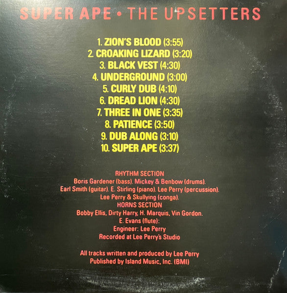 Master Release: Super Ape by The Upsetters