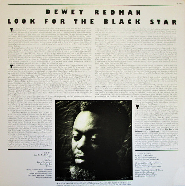 Release: Look For The Black Star-Vinyl-US-1975-AL 1011, AL 1011-494558