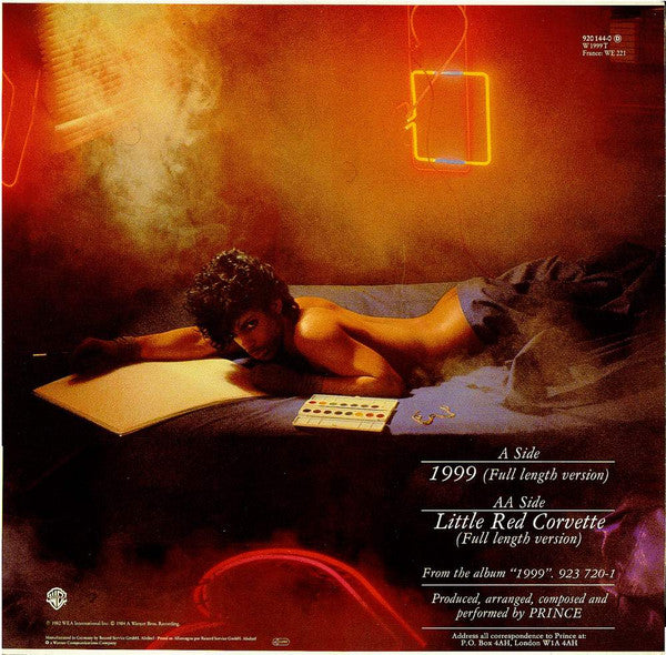 Release: 1999 / Little Red Corvette-Vinyl-Europe-1984-920 144-0, W 1999 T-476329