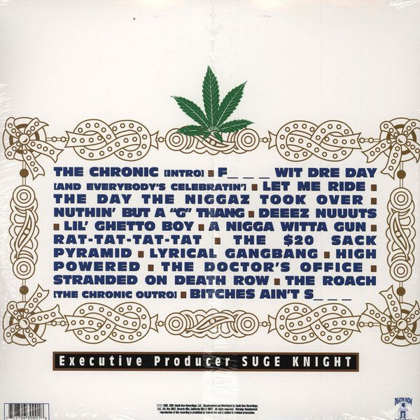 Release: The Chronic-Vinyl-US-2001-DRR 63000-1-605246