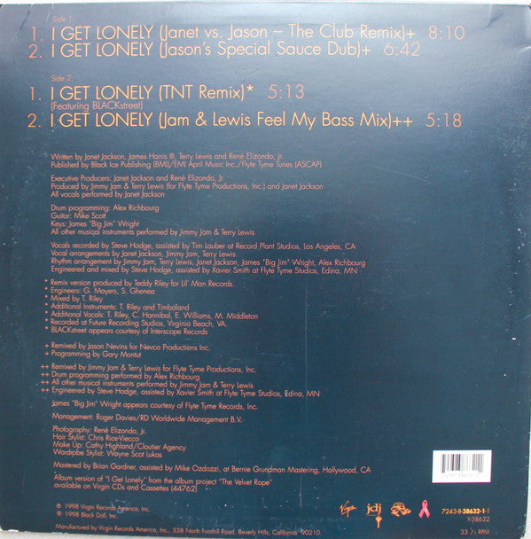 Master Release: I Get Lonely by Janet Jackson