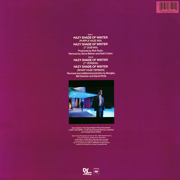 Master Release: Hazy Shade Of Winter by Bangles