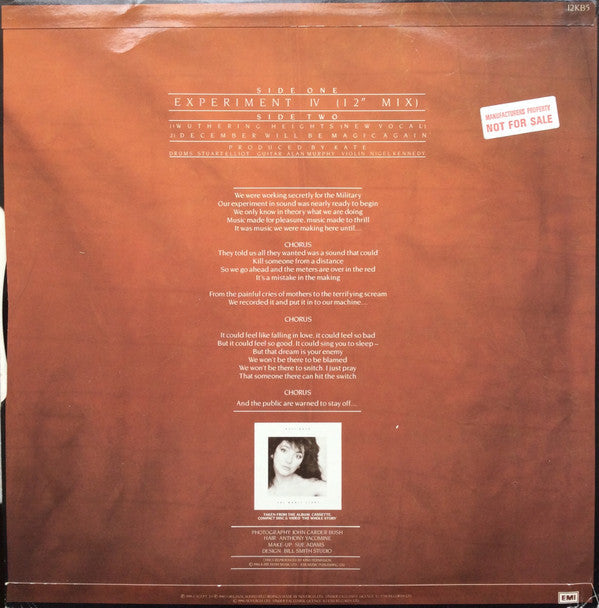 Master Release: Experiment IV by Kate Bush
