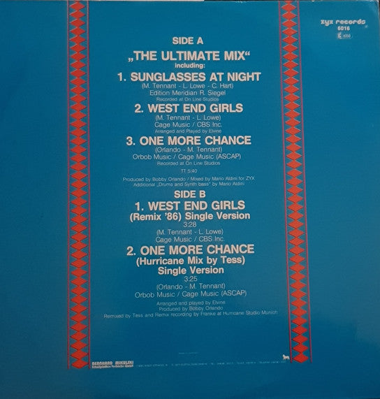 Release: The Ultimate Mix-Vinyl-Germany-1988-ZYX 6016-227943