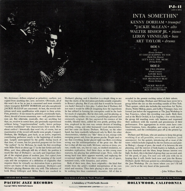 Release: Inta Somethin'-Vinyl-Japan-1992-PJ-0041, PJ-0041-389119