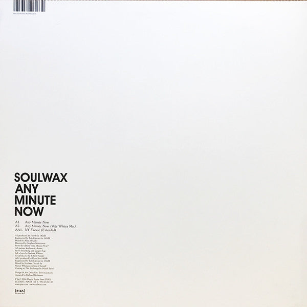 Master Release: Any Minute Now by Soulwax
